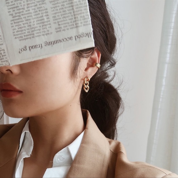 Top Deal lock Chain Earrings Jewelry For  Women Girl Friendship Gifts - Picture 4 of 4